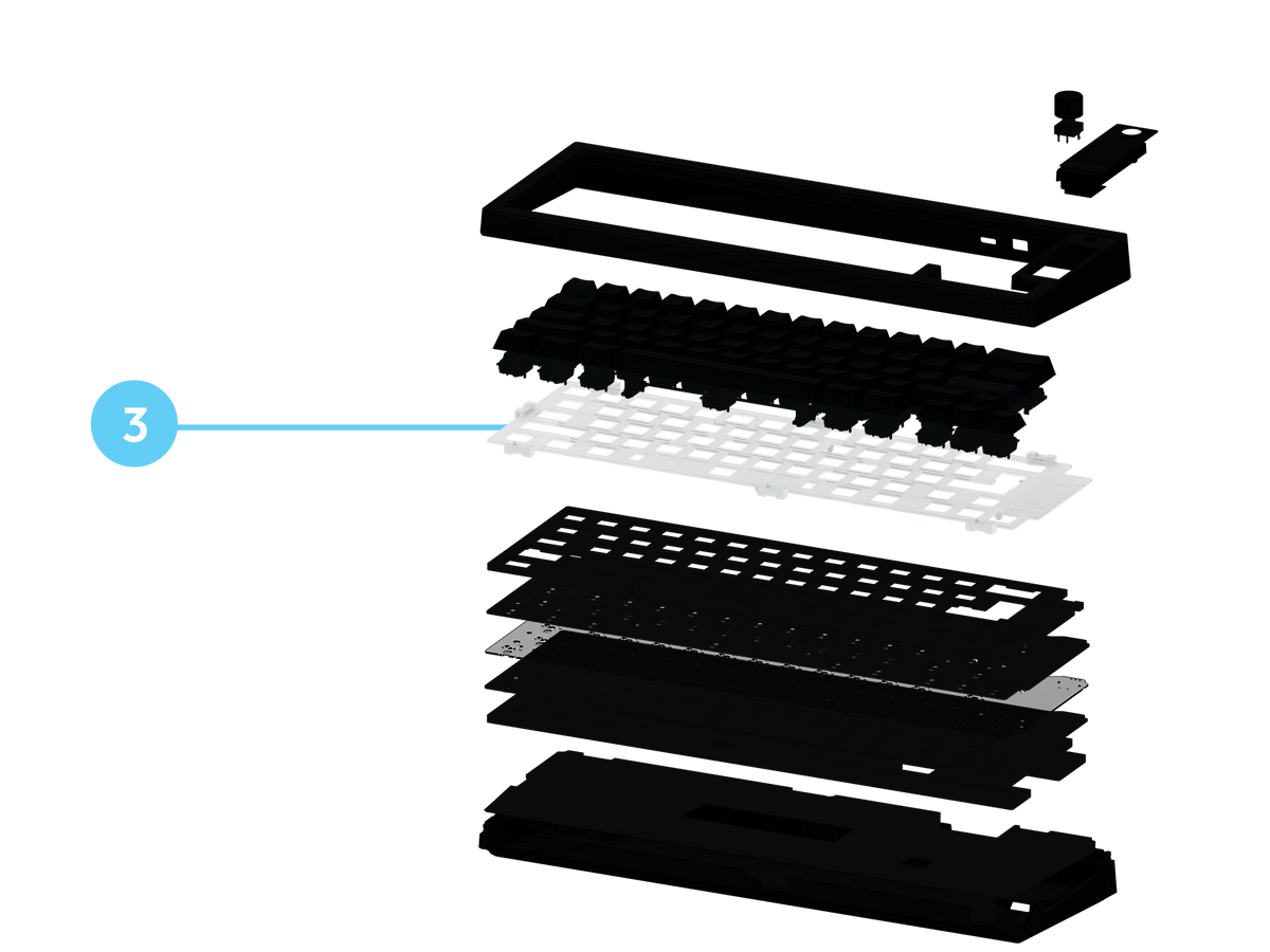 PC PLATE + GASKET MOUNT