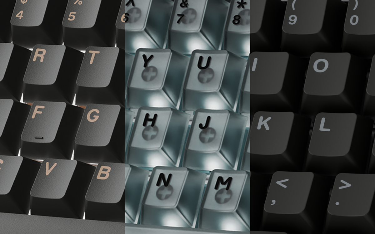 DOUBLE-SHOT PBT / PC KEYCAPS