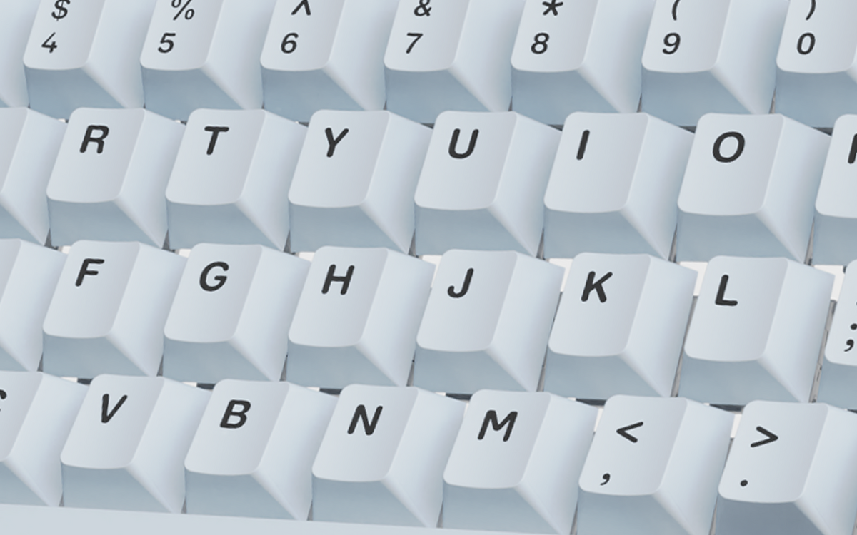 DOUBLE-SHOT PBT KEYCAPS