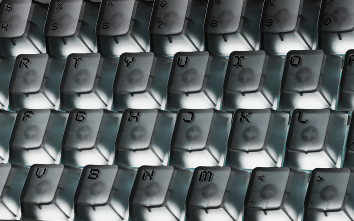 SMOKY-TRANSPARENT PC KEYCAPS