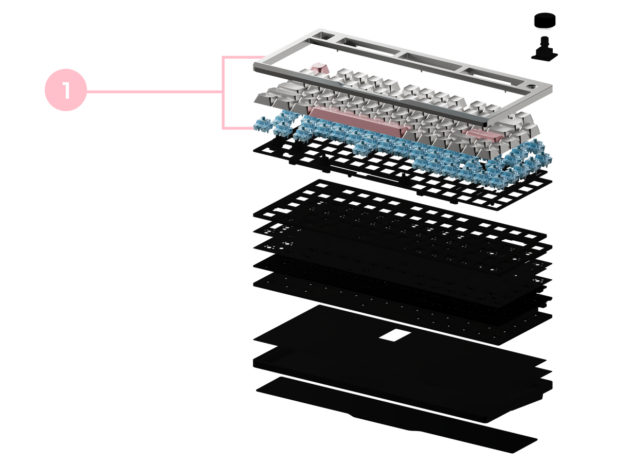 REIKO-FINISHED ALUMINIUM CHASSIS